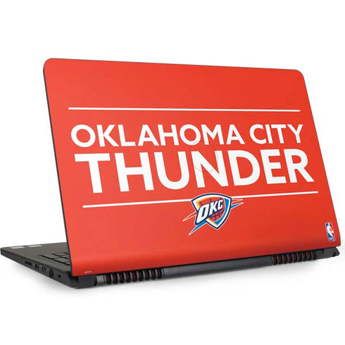 NBA Oklahoma City Thunder Standard - Orange Dell Inspiron Skin